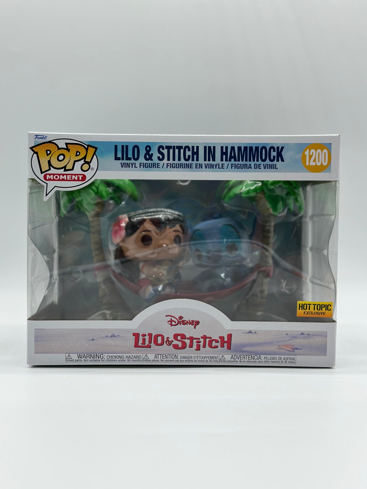 Pop! Moment Disney Lilo & Stitch 1200 Lilo & Stitch In Hammock HotTopic Exclusive