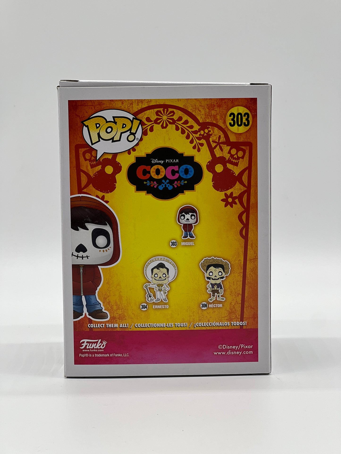 Pop! Disney Pixar Coco 303 Miguel Diamond Collection HotTopic Exclusive