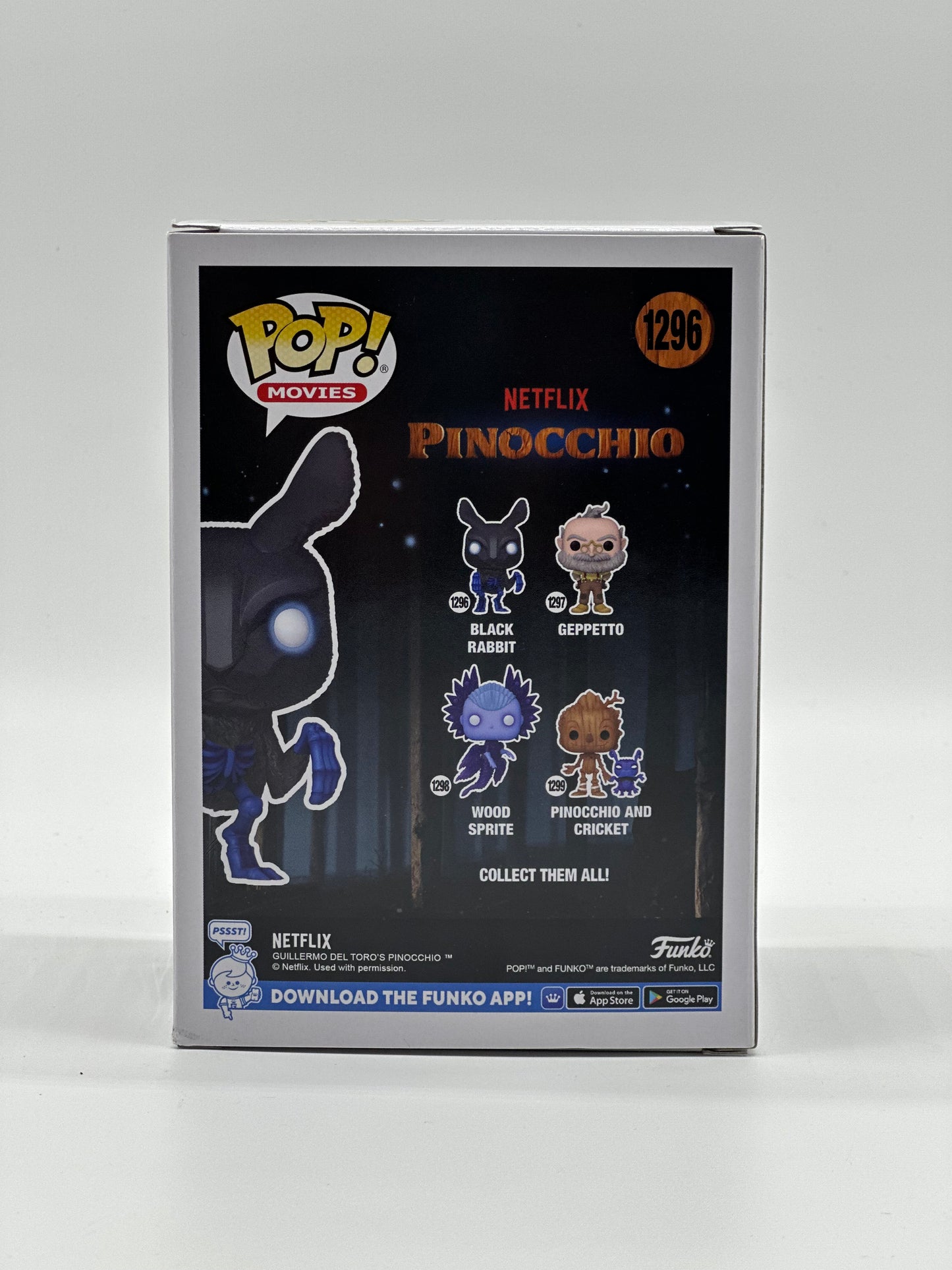 Pop! Movies Netflix Pinocchio 1296 Black Rabbit