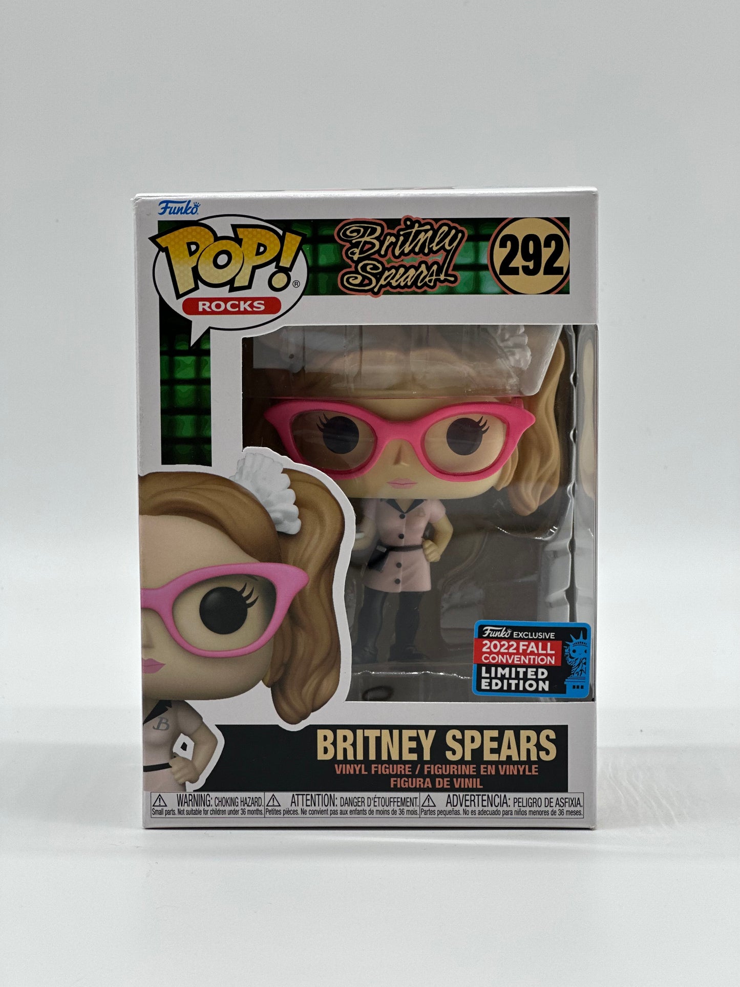 Pop! Rocks Britney Spears 292 Britney Spears 2022 Fall Convention Limited Edition Exclusive