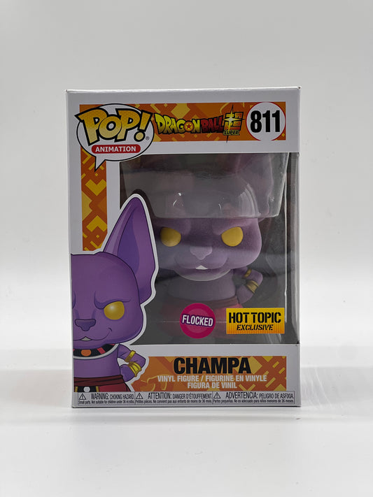 Pop! Animation Dragon Ball Z Super 811 Champa Flocked HotTopic Exclusive