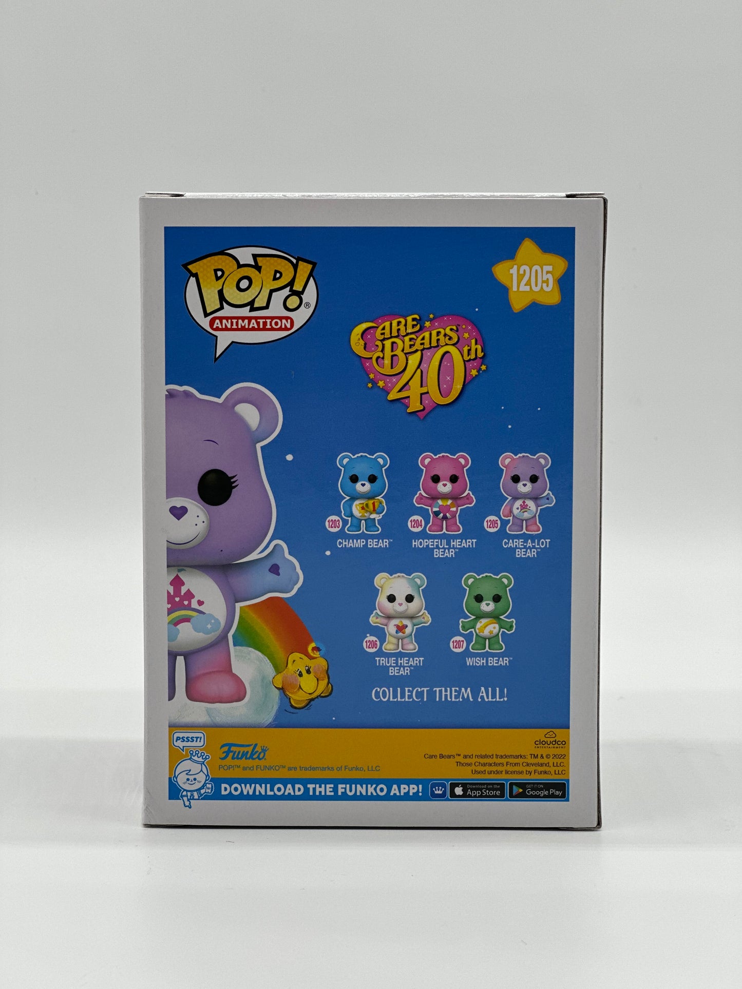 Pop! Animation Care Bears 40TH 1205 Care-A-Lot Bear