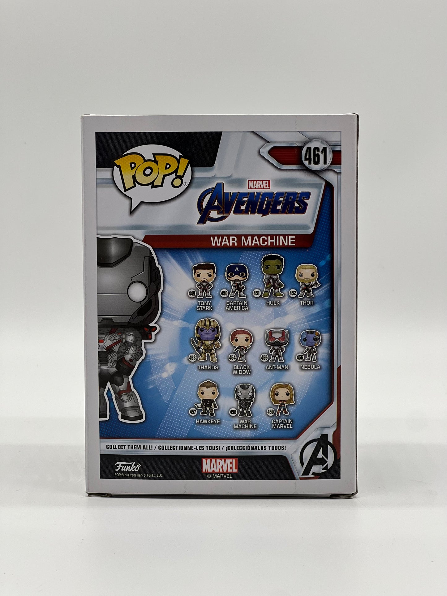 Pop! Marvel Avengers 461 War Machine Amazon Exclusive