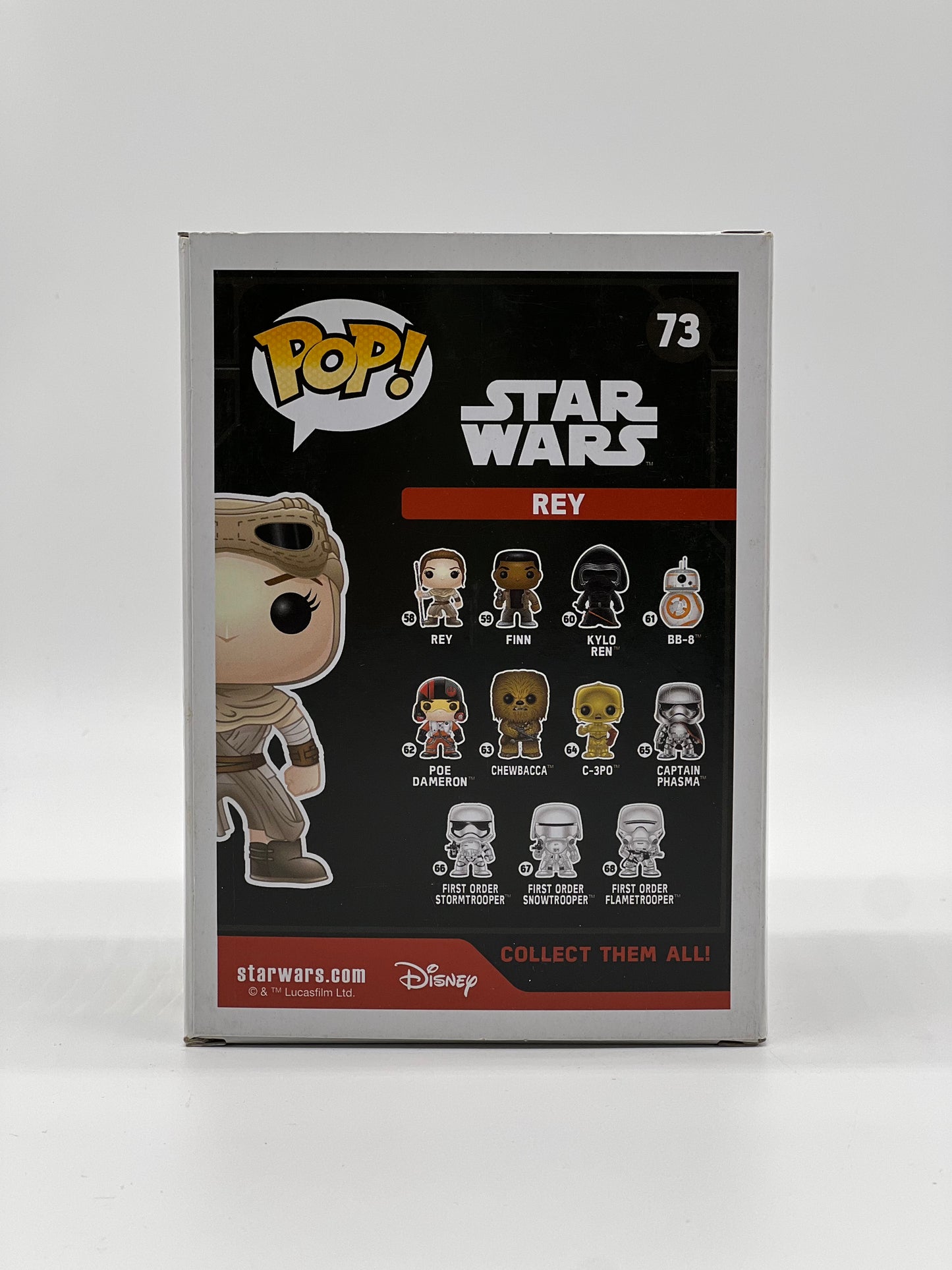 Pop! Star Wars 73 Rey HotTopic Exclusive