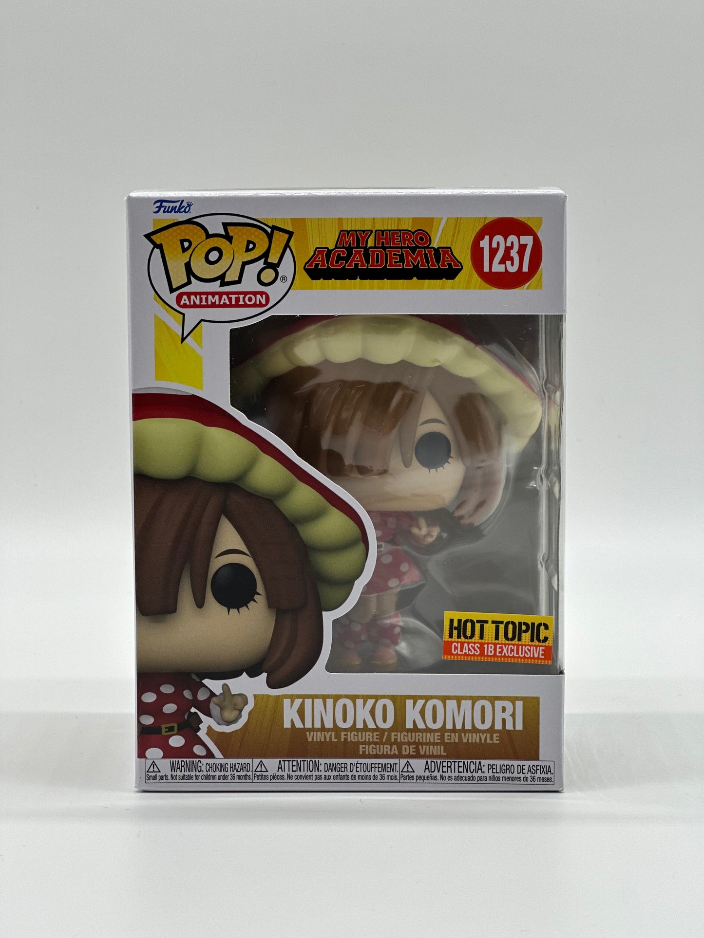 Pop! Animation My Hero Academia 1237 Kinoko Komori HotTopic Class 1B Exclusive