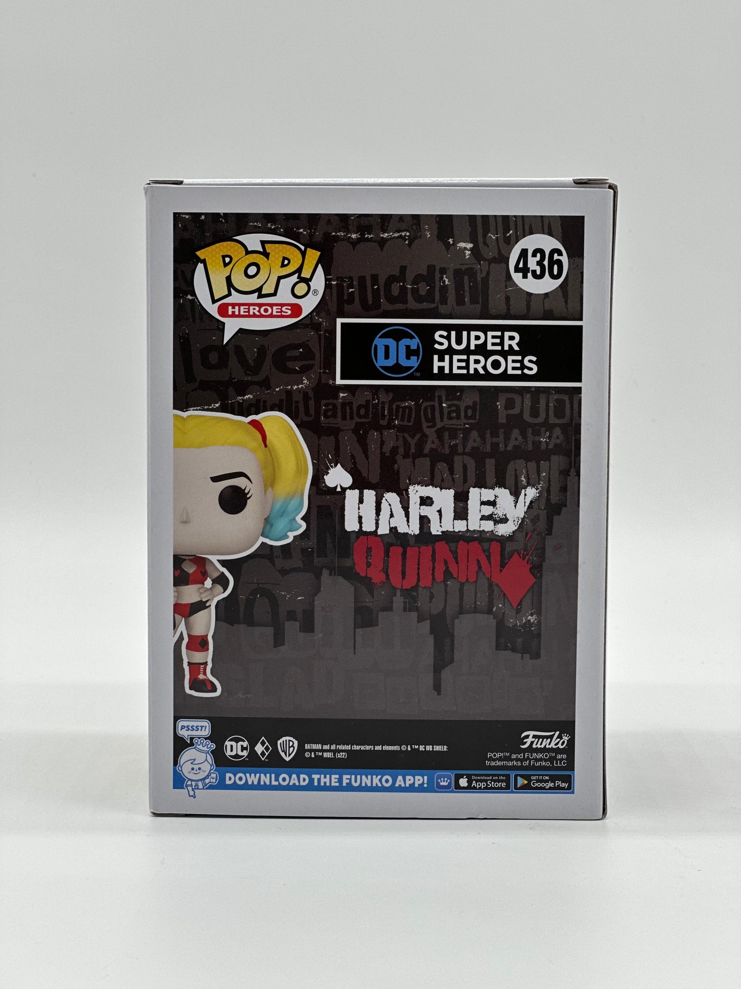 Pop! Heroes DC Super Heroes 436 Harley Quinn With Belt 40 Diamond Comic Distributors Inc PX Previews Exclusive Limited Edition