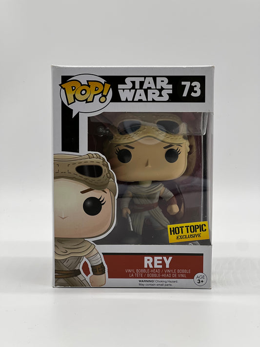 Pop! Star Wars 73 Rey HotTopic Exclusive