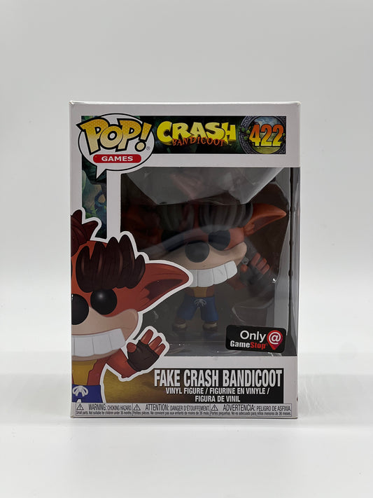 Pop! Games Crash Bandicoot 422 Fake Crash Bandicoot Only GameStop