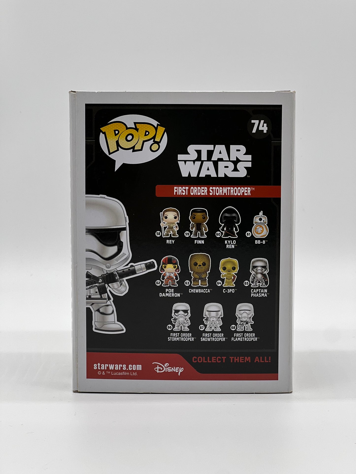 Pop! Star Wars 74 First Order Stormtrooper Amazon Exclusive