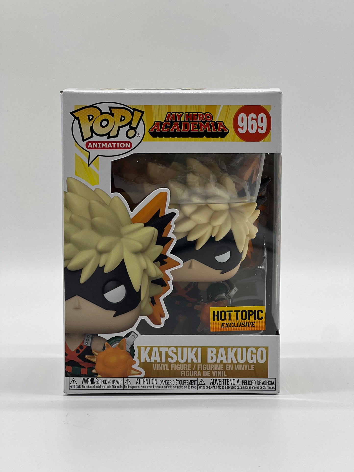 Pop! Animation My Hero Academia 969 Katsuki Bakugo HotTopic Exclusive