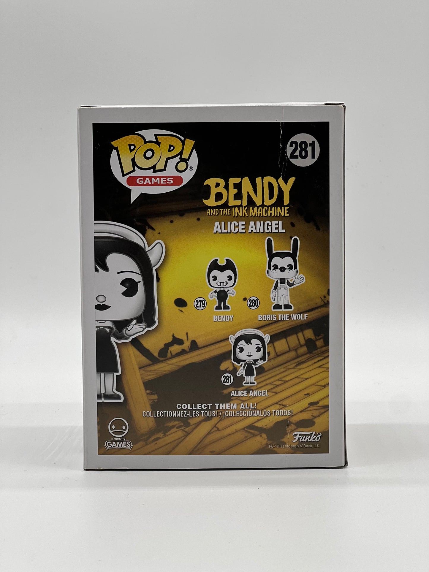 Pop! Games Bendy And The Ink Machine 281 Alice Angel HotTopic Exclusive Pre-Release