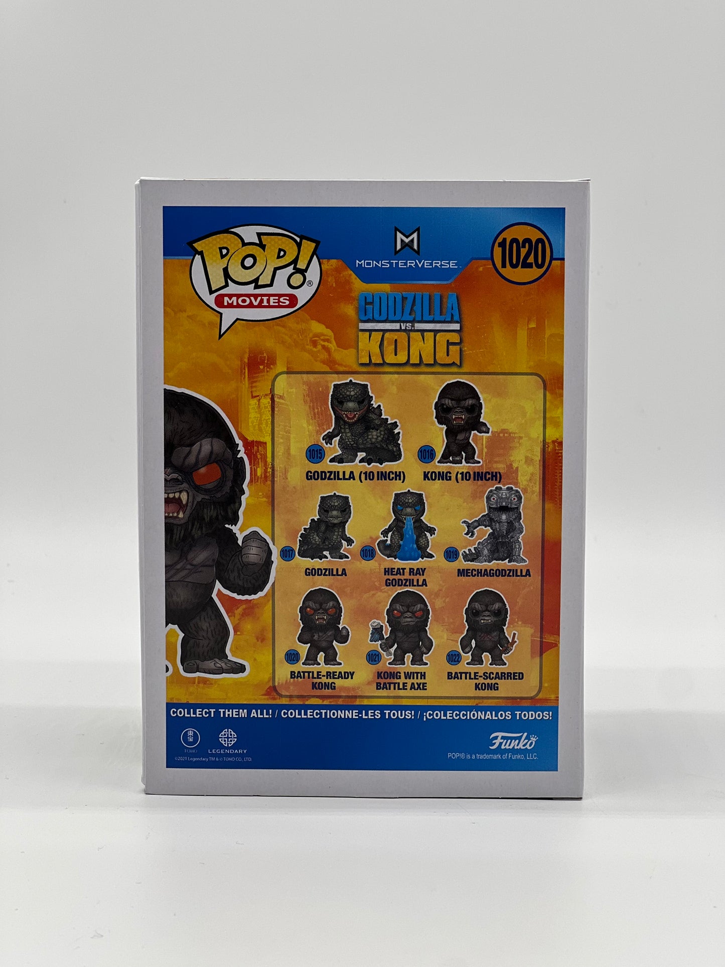 Pop! Movies Godzilla VS Kong 1020 Battle-Ready Kong