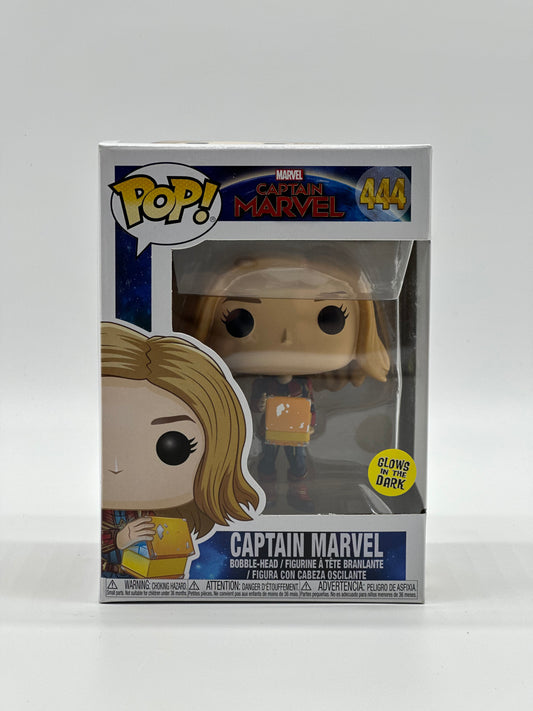 Pop! Marvel Captain Marvel 444 Captain Marvel Glows In The Dark