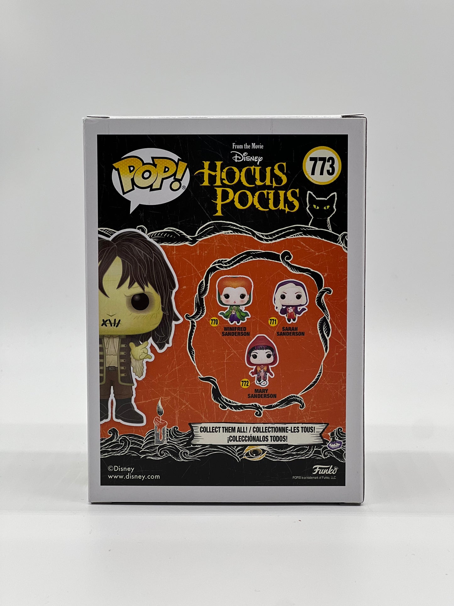 Pop! From The Movie Disney Hocus Pocus 773 Billy Butcherson Spirit Exclusive