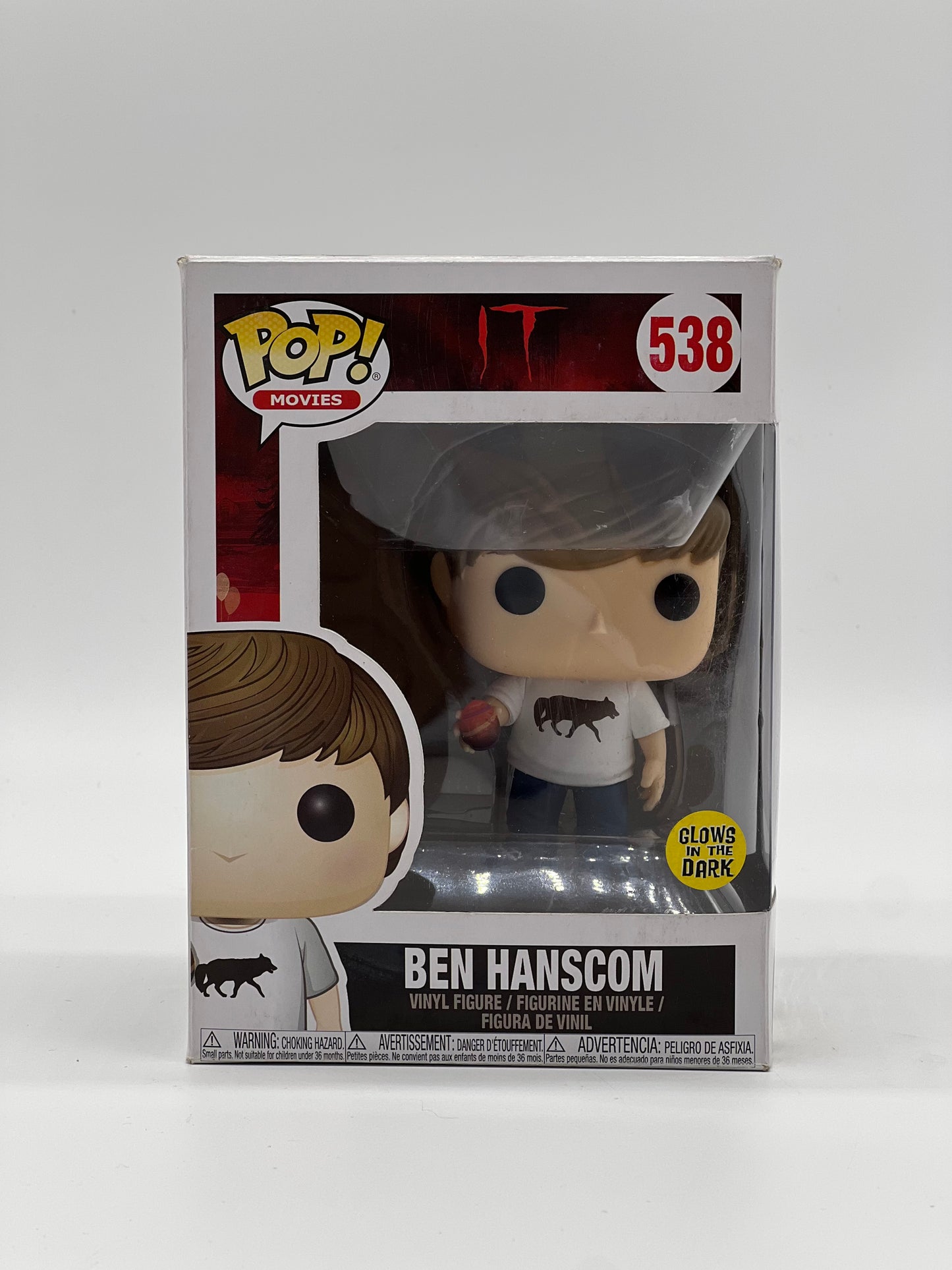 Pop! Movies IT 538 Ben Hanscom Glows In The Dark