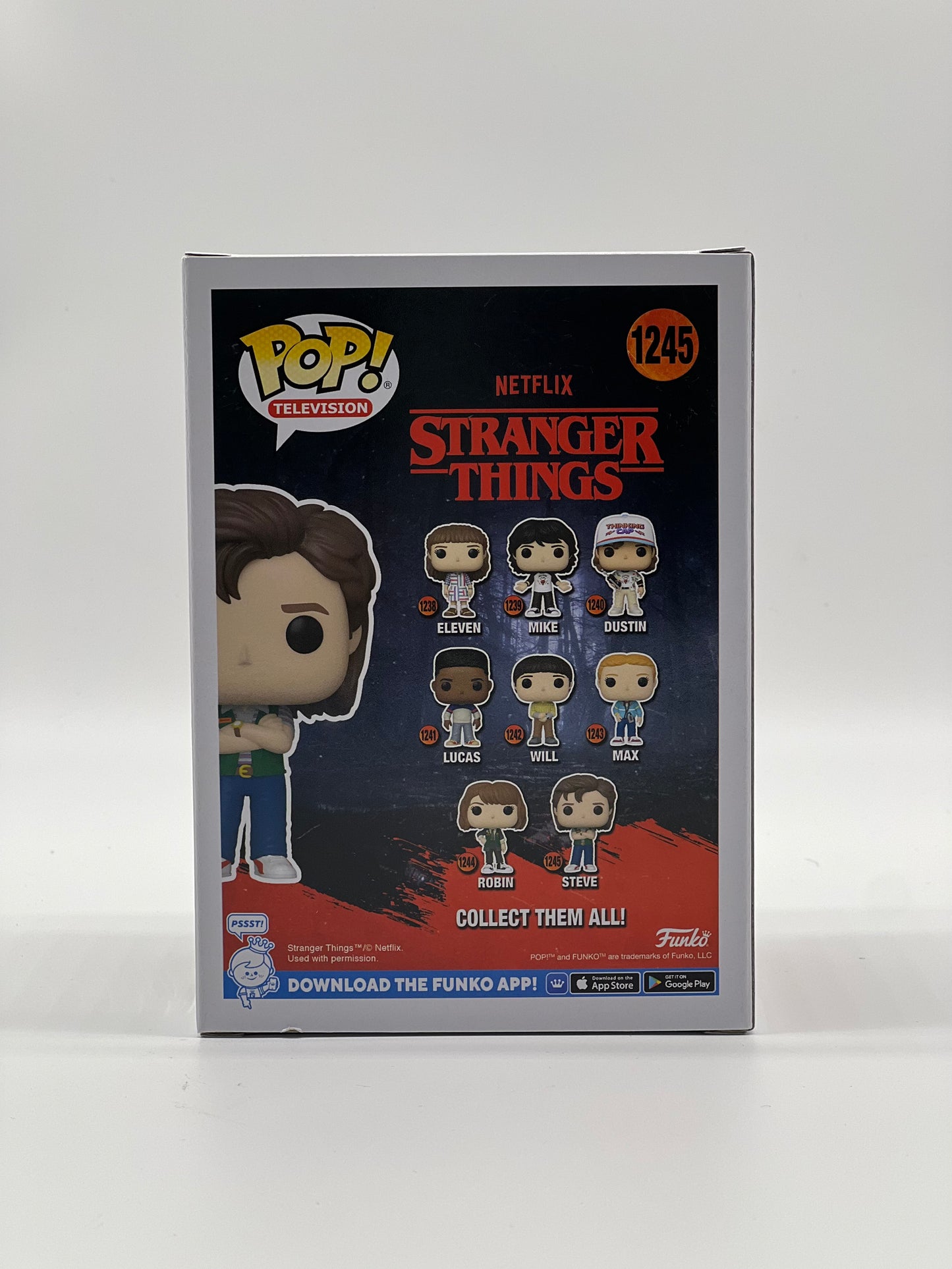 Pop! Television Netflix Stranger Things 1245 Steve