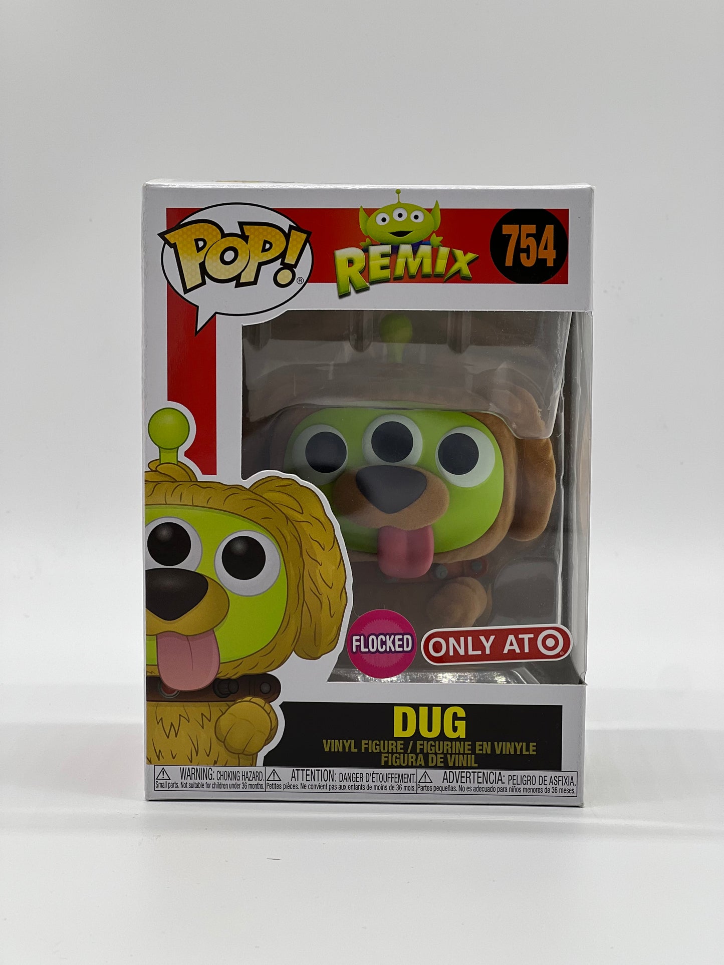 Pop! Disney Remix 754 Dug Flocked Only At Target