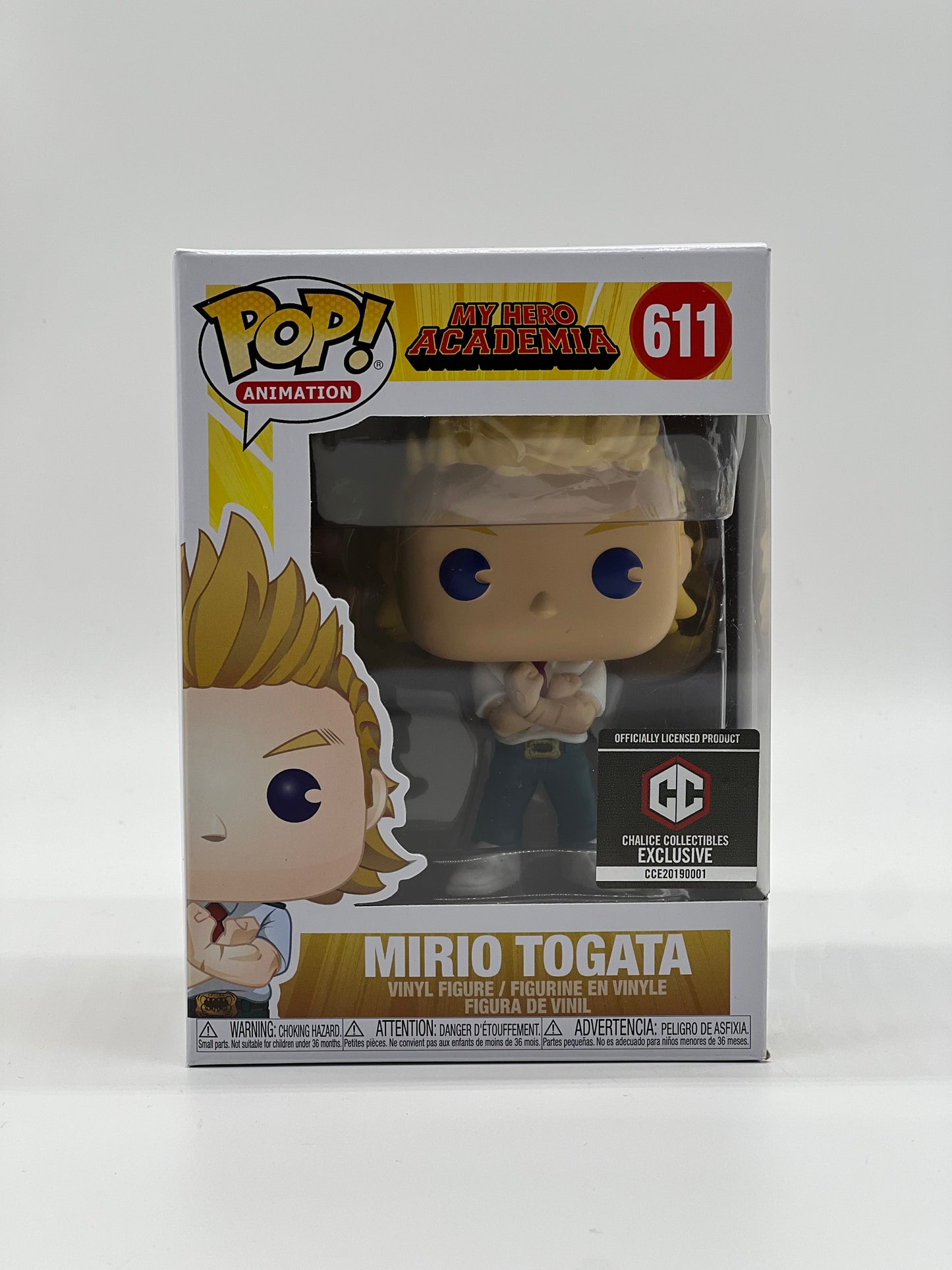 Pop! Animation My Hero Academia 611 Mirio Togata CC Chalice Collectibles Exclusive Officially Licensed Product