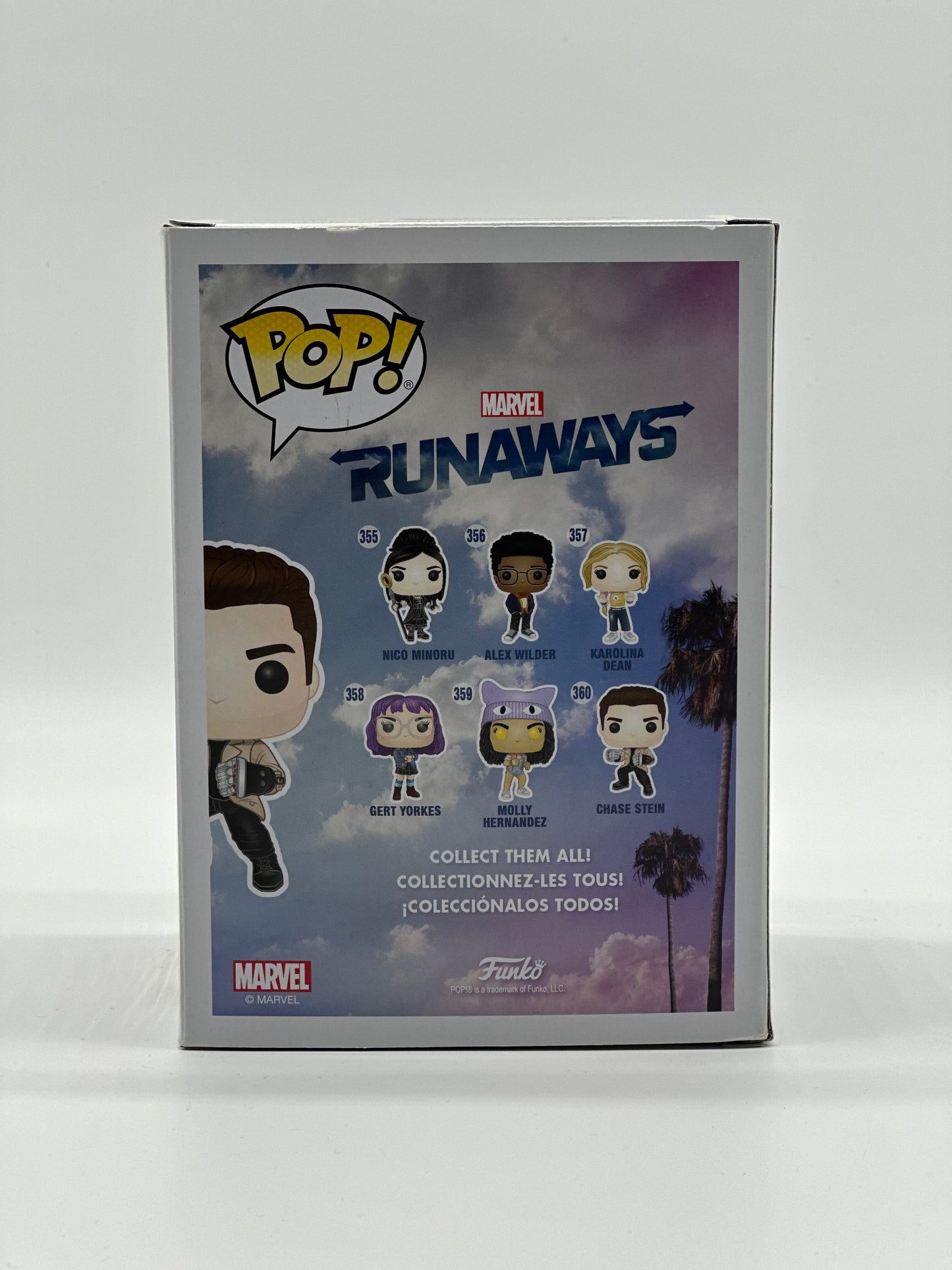 Pop! Marvel Runaways 360 Chase Stein