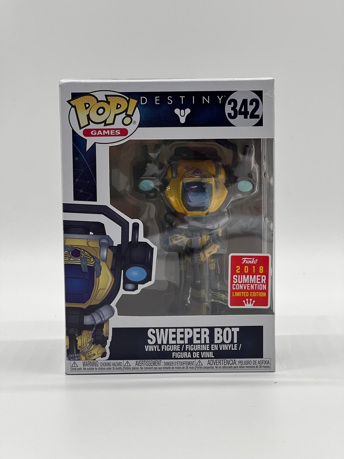 Pop! Games Destiny 342 Sweeper Bot 2018 Summer Convention Limited Edition