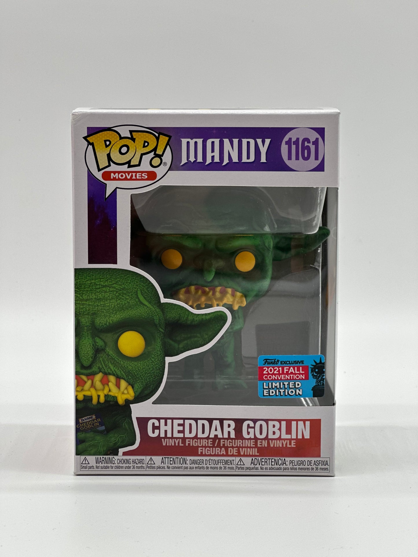 Pop! Movies Mandy 1161 Cheddar Goblin 2021 Fall Convention Limited Edition