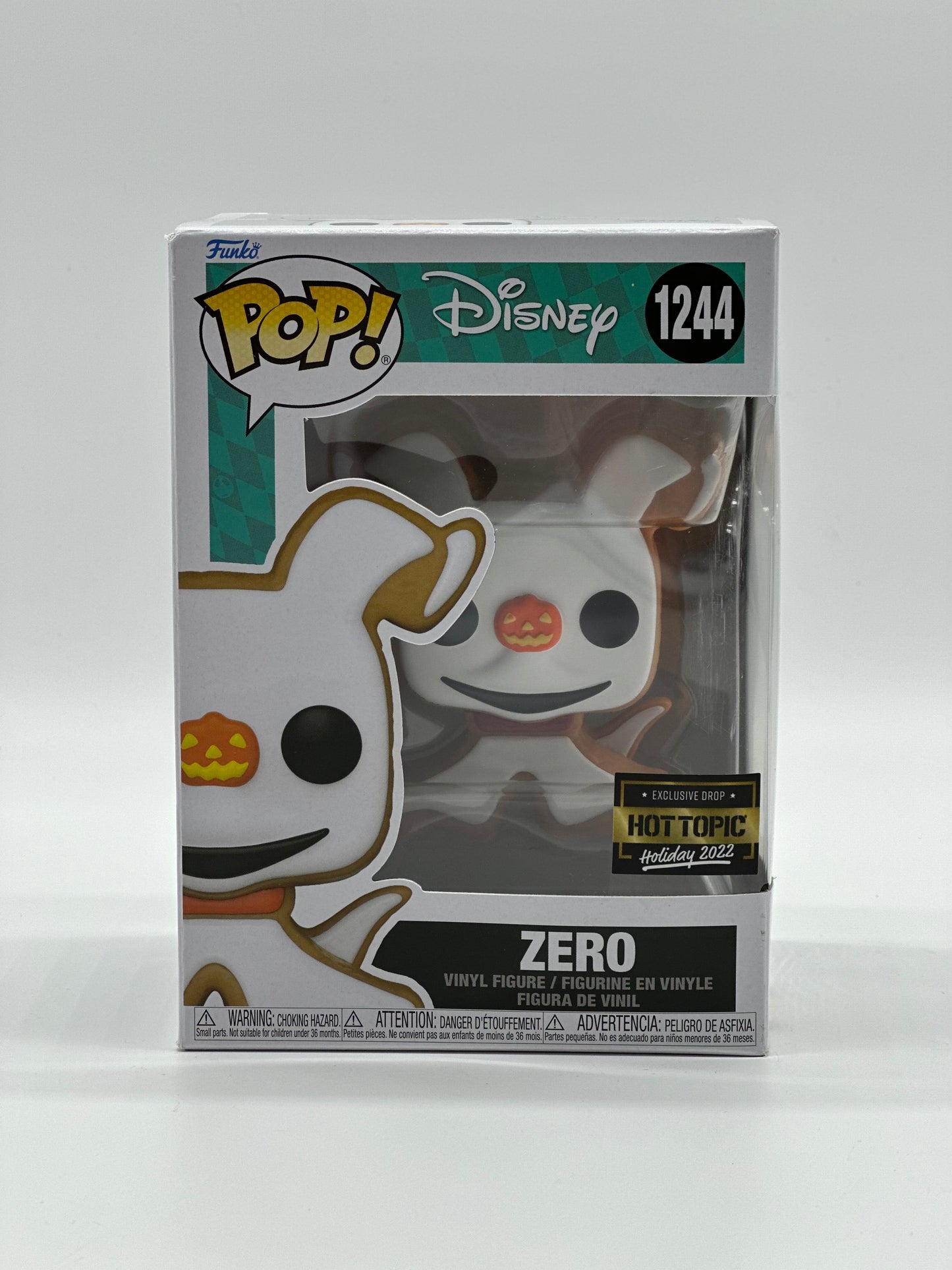 Pop! Disney 1244 Zero Exclusive Drop HotTopic Holiday 2022