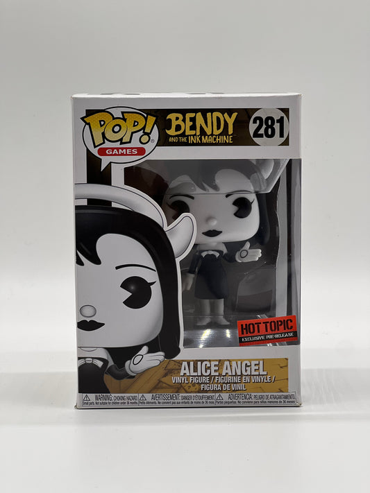 Pop! Games Bendy And The Ink Machine 281 Alice Angel HotTopic Exclusive Pre-Release