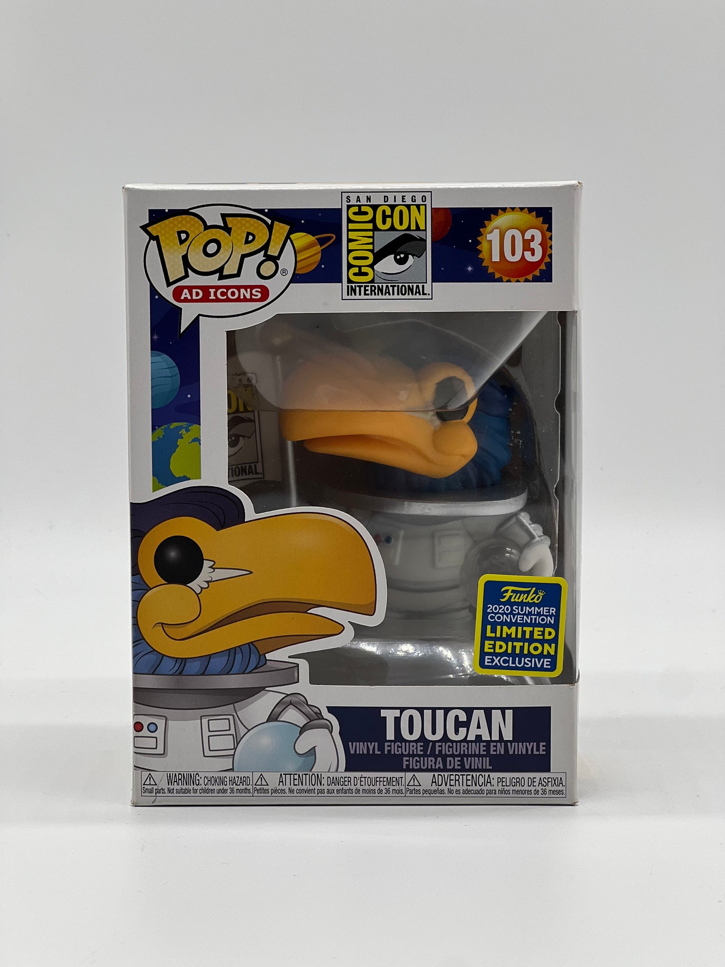 Pop! Ad Icons San Diego Comic Con International 103 Toucan 2020 Summer Convention Limited Edition Exclusive