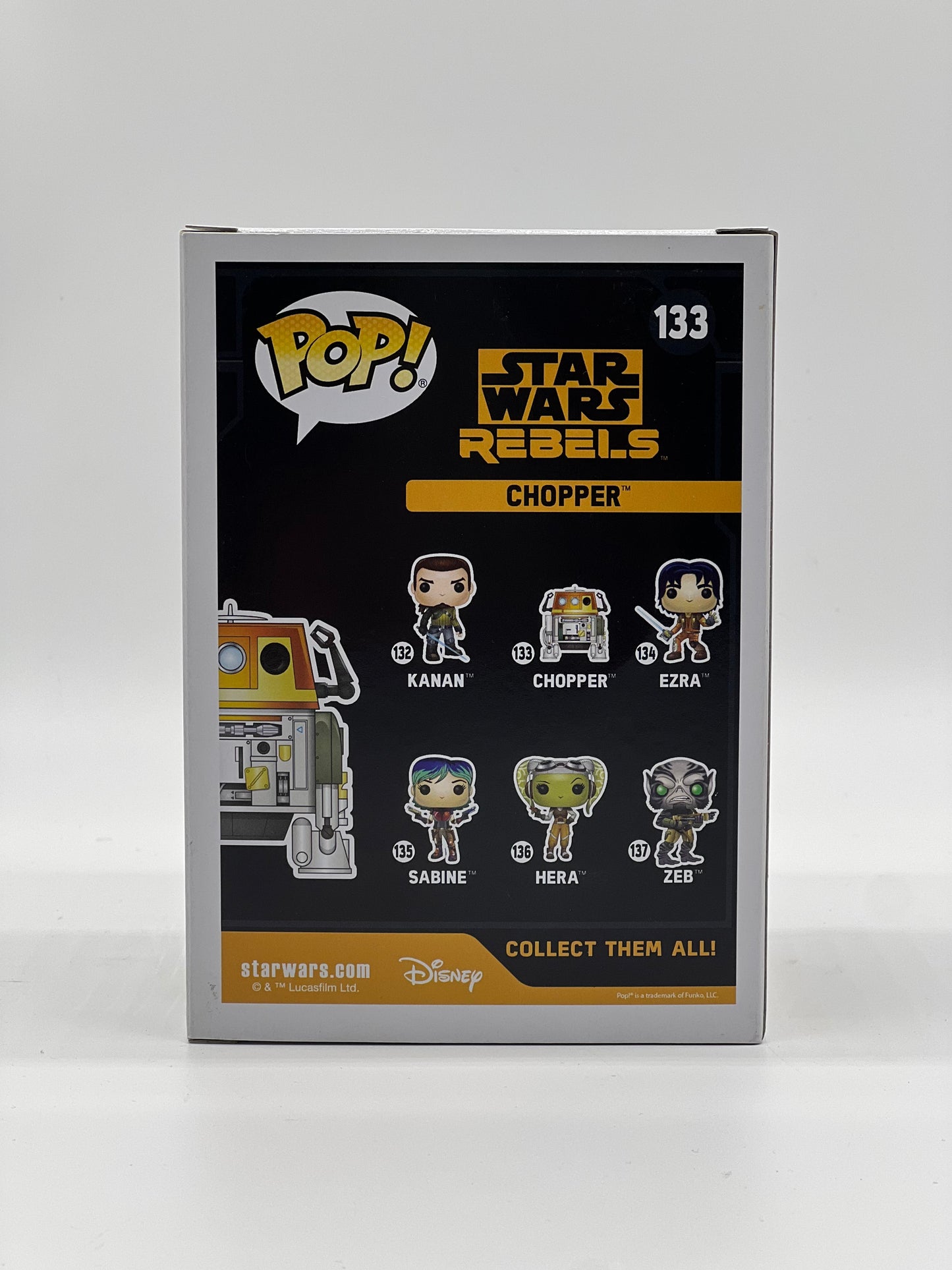 Pop! Star Wars Rebels 133 Chopper 2017 Galactic Convention Exclusive