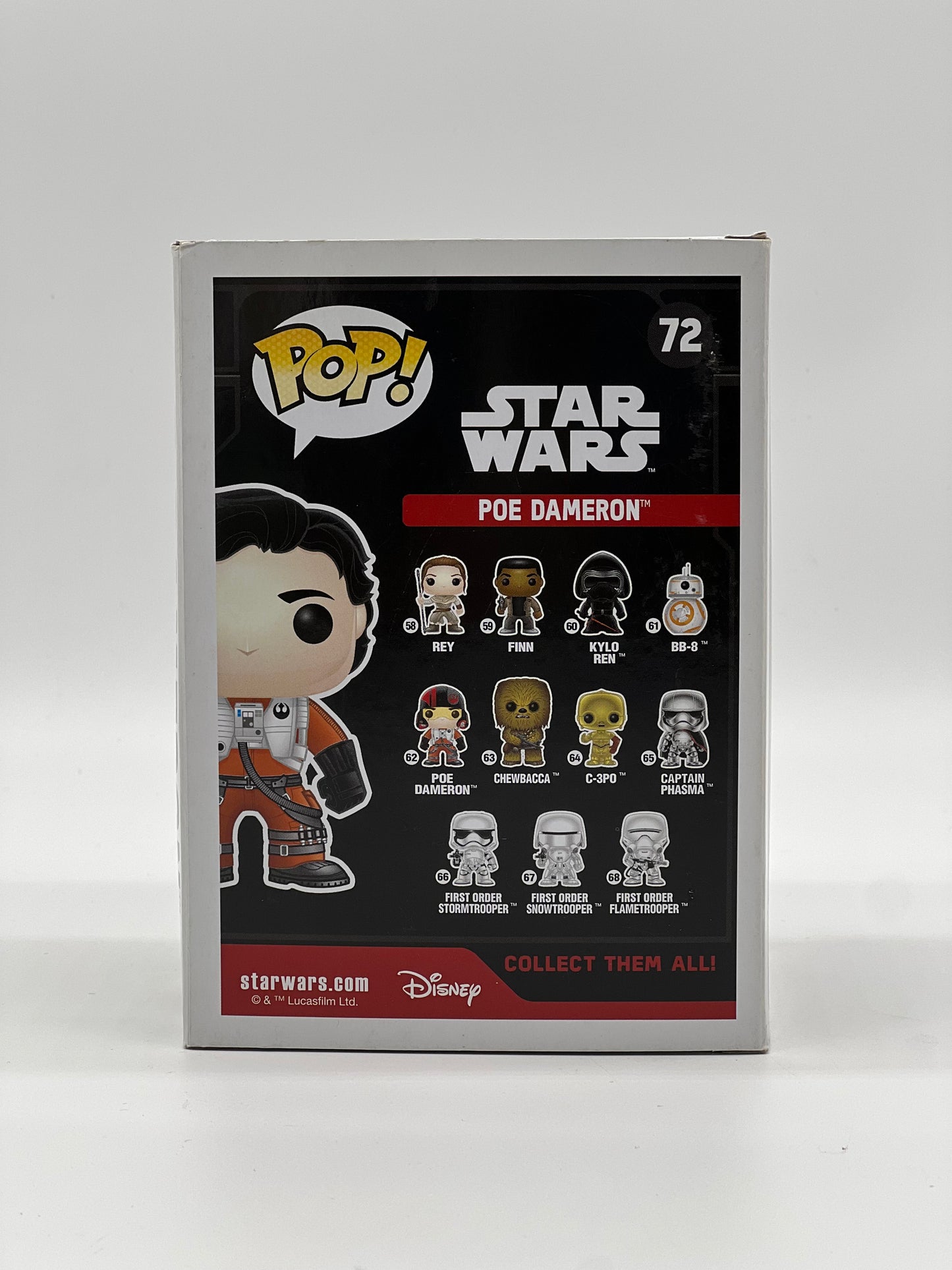 Pop! Star Wars 72 Poe Dameron Only At Walmart