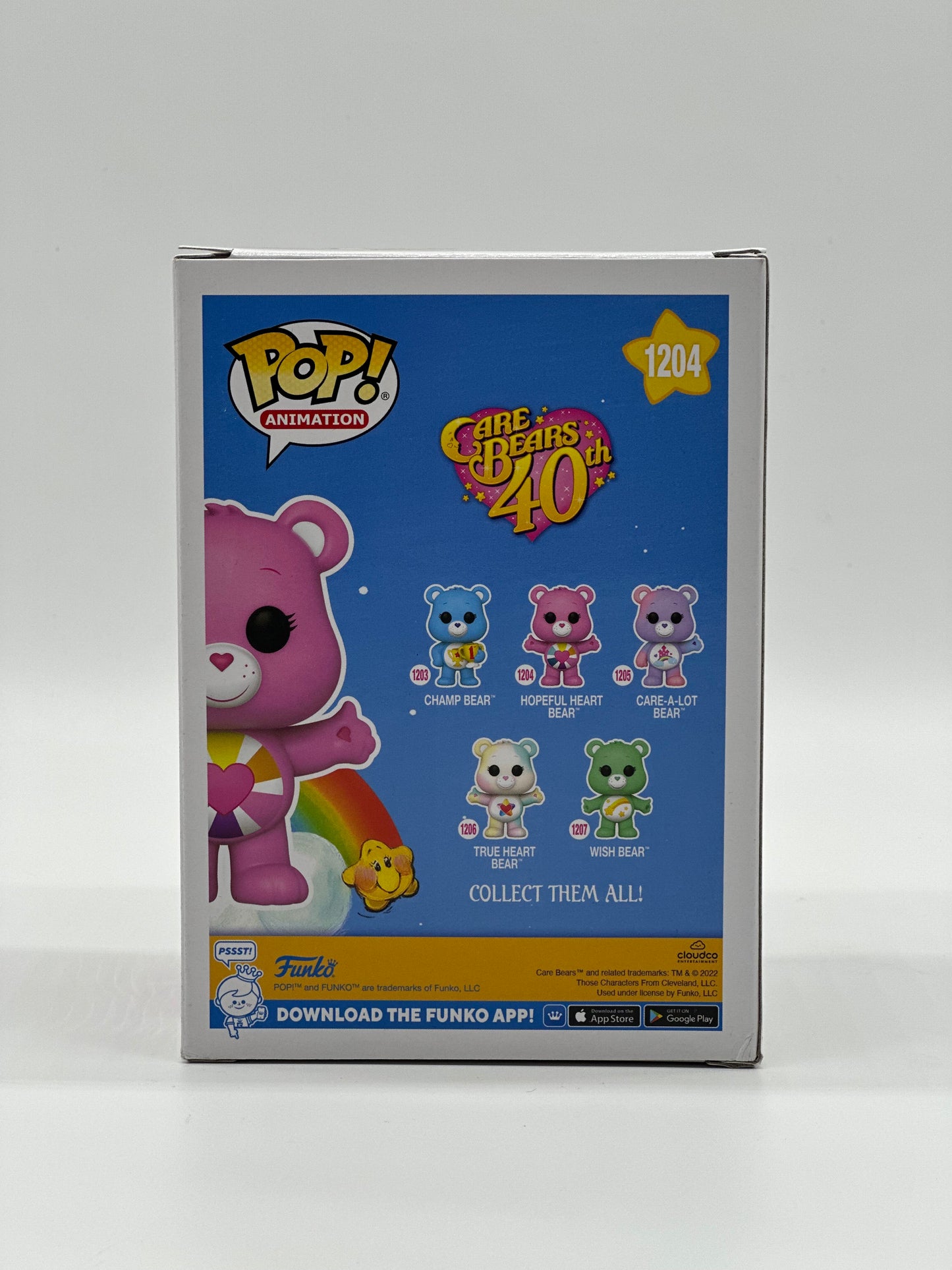 Pop! Animation Care Bears 40TH 1204 Hopeful Heart Bear