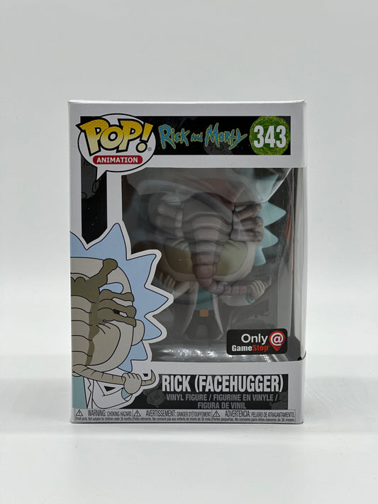 Pop! Animation Rick And Morty 343 Rick (Facehugger) Only GameStop