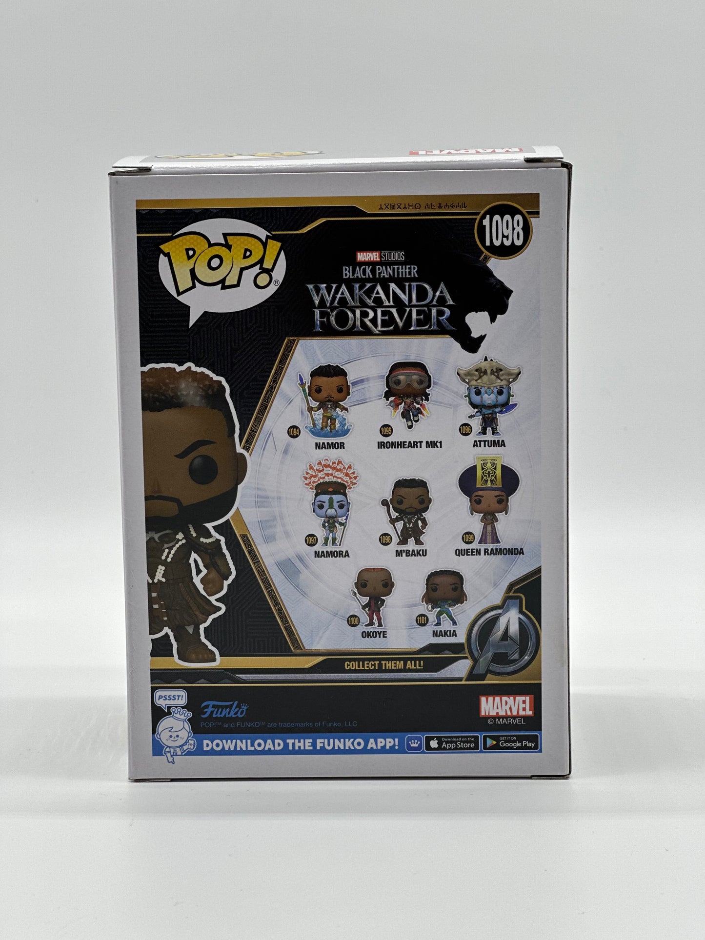 Pop! Marvel Studios Black Panther Wakanda Forever 1098 M’Baku