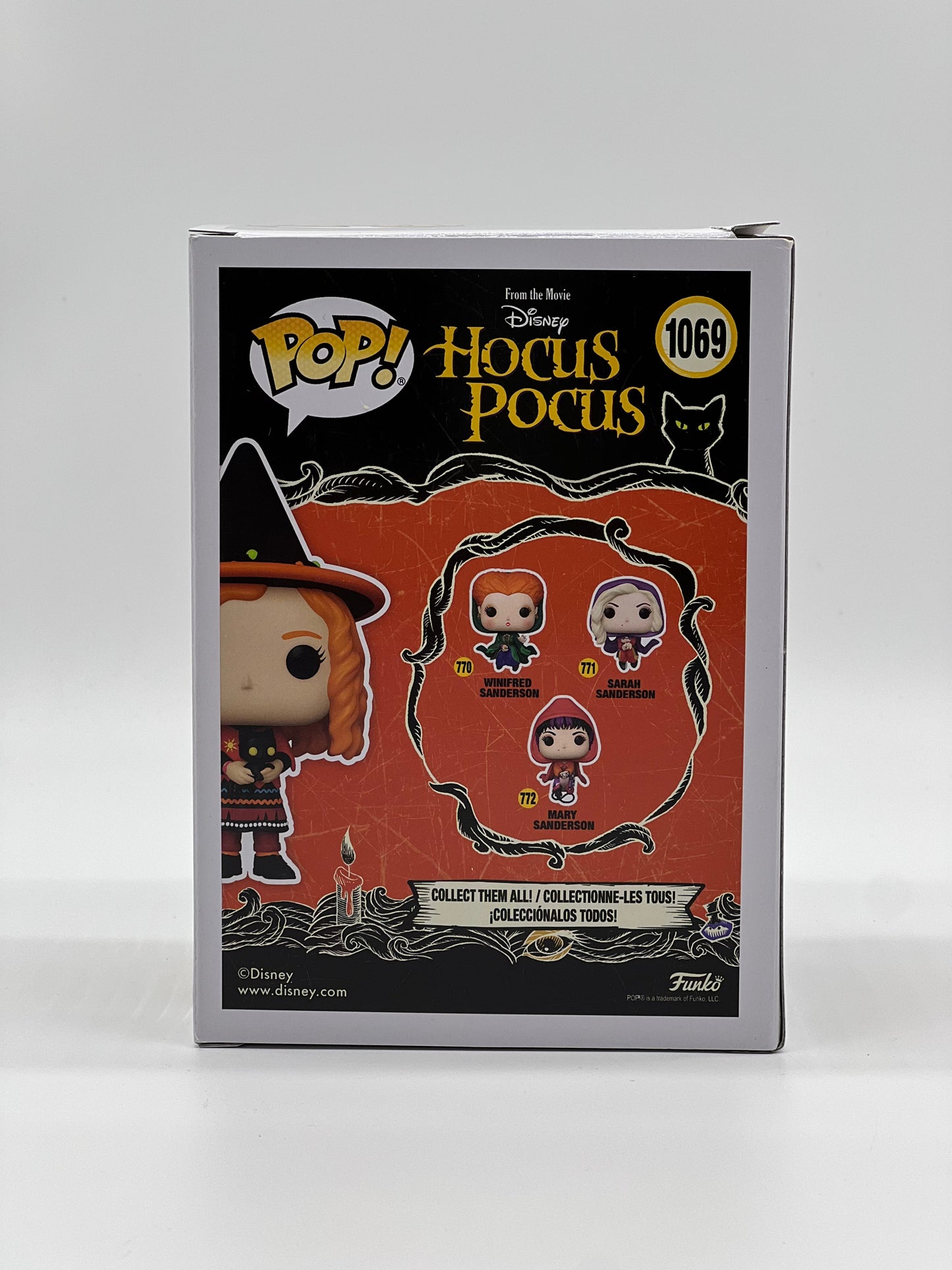 Pop! From The Movie Disney Hocus Pocus 1069 Dani With Binx Spirit Exclusive