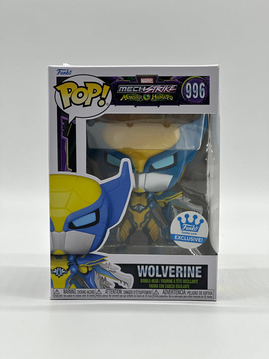 Pop! Marvel MechStrike Monster Hunters 996 Wolverine Funko Exclusive