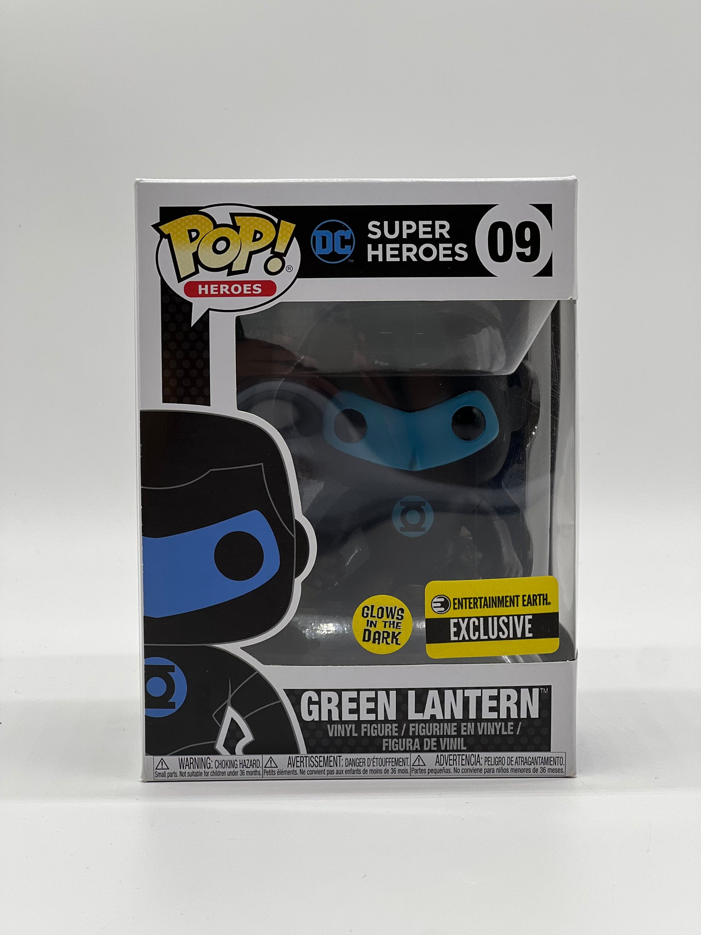 Pop! Heroes DC Super Heroes 09 Green Lantern Glows In The Dark Entertainment Exclusive