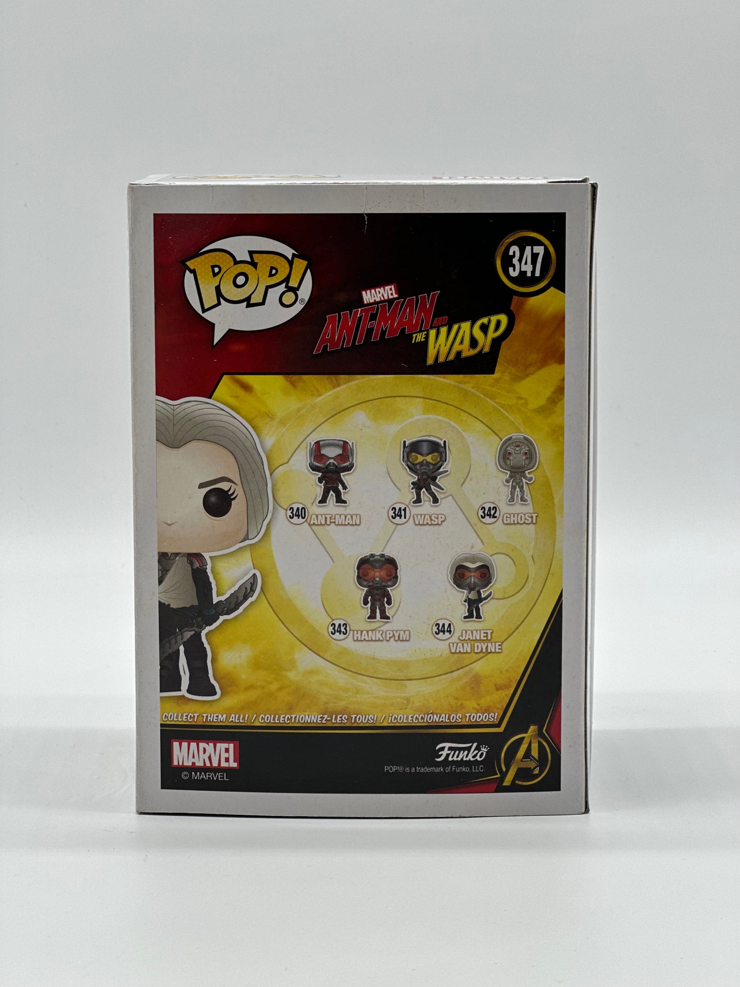 Pop! Marvel Ant-Man And The Wasp 347 Janet Van Dyne Unmasked Only At Target