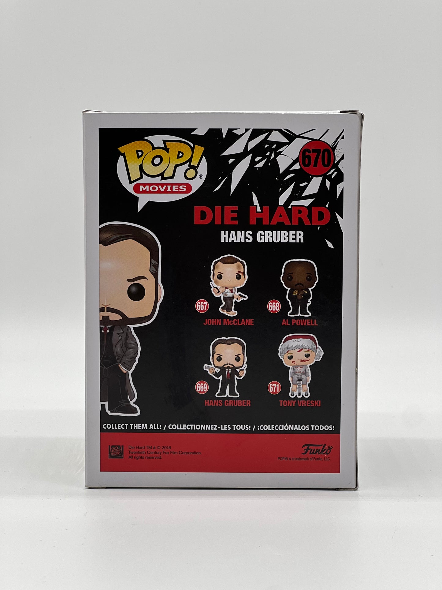 Pop! Movies Die Hard 670 Hans Gruber Only GameStop