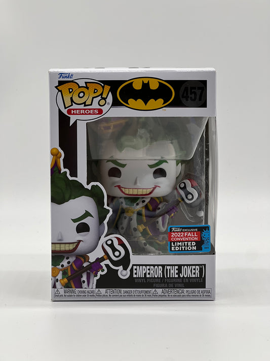 Pop! Heroes Batman 457 Emperor (The Joker) 2022 Fall Convention Limited Edition Exclusive