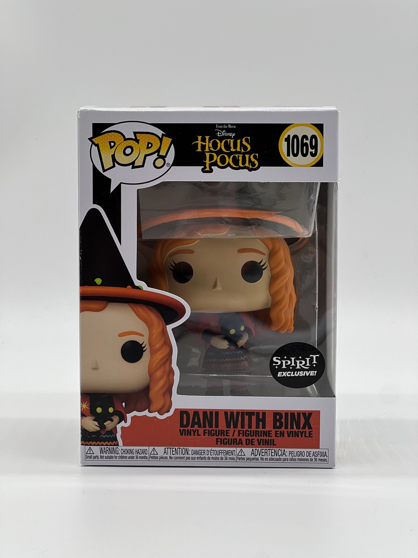 Pop! From The Movie Disney Hocus Pocus 1069 Dani With Binx Spirit Exclusive