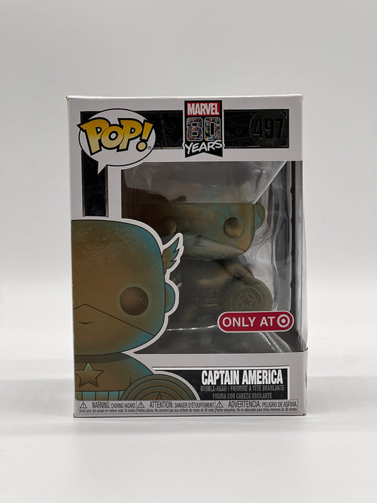 Pop! Marvel 80 Years 497 Captain America Only At Target