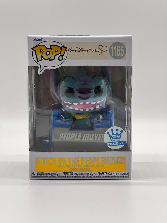 Pop! Walt Disney World. 50 1165 Stitch On The Peoplemover Funko Exclusive