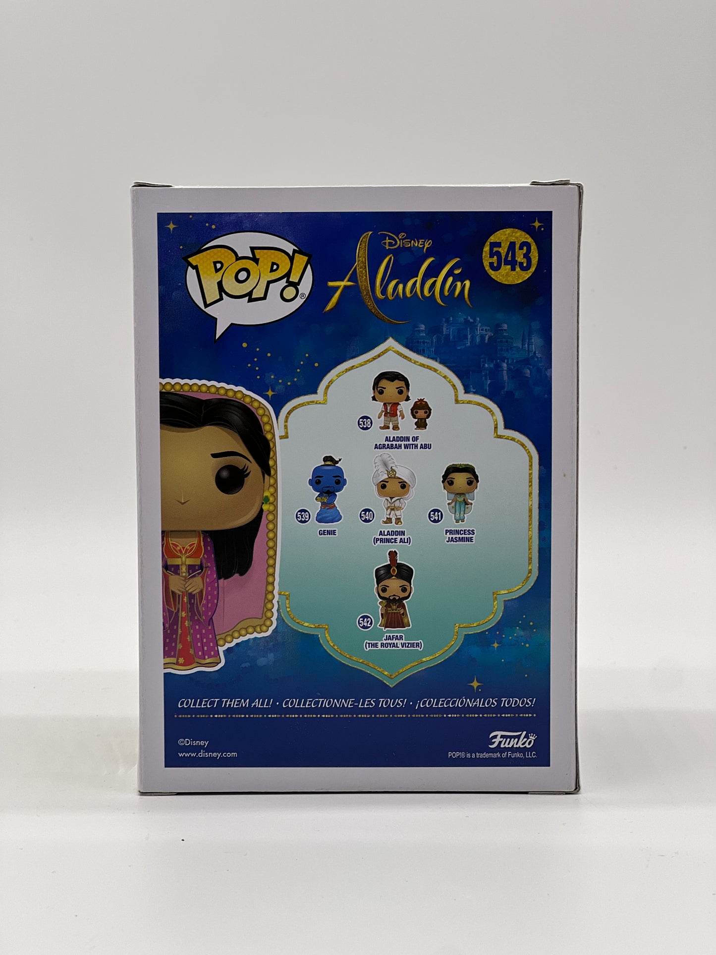 Pop! Disney Aladdin 543 Princess Jasmine Desert Moon HotTopic Exclusive