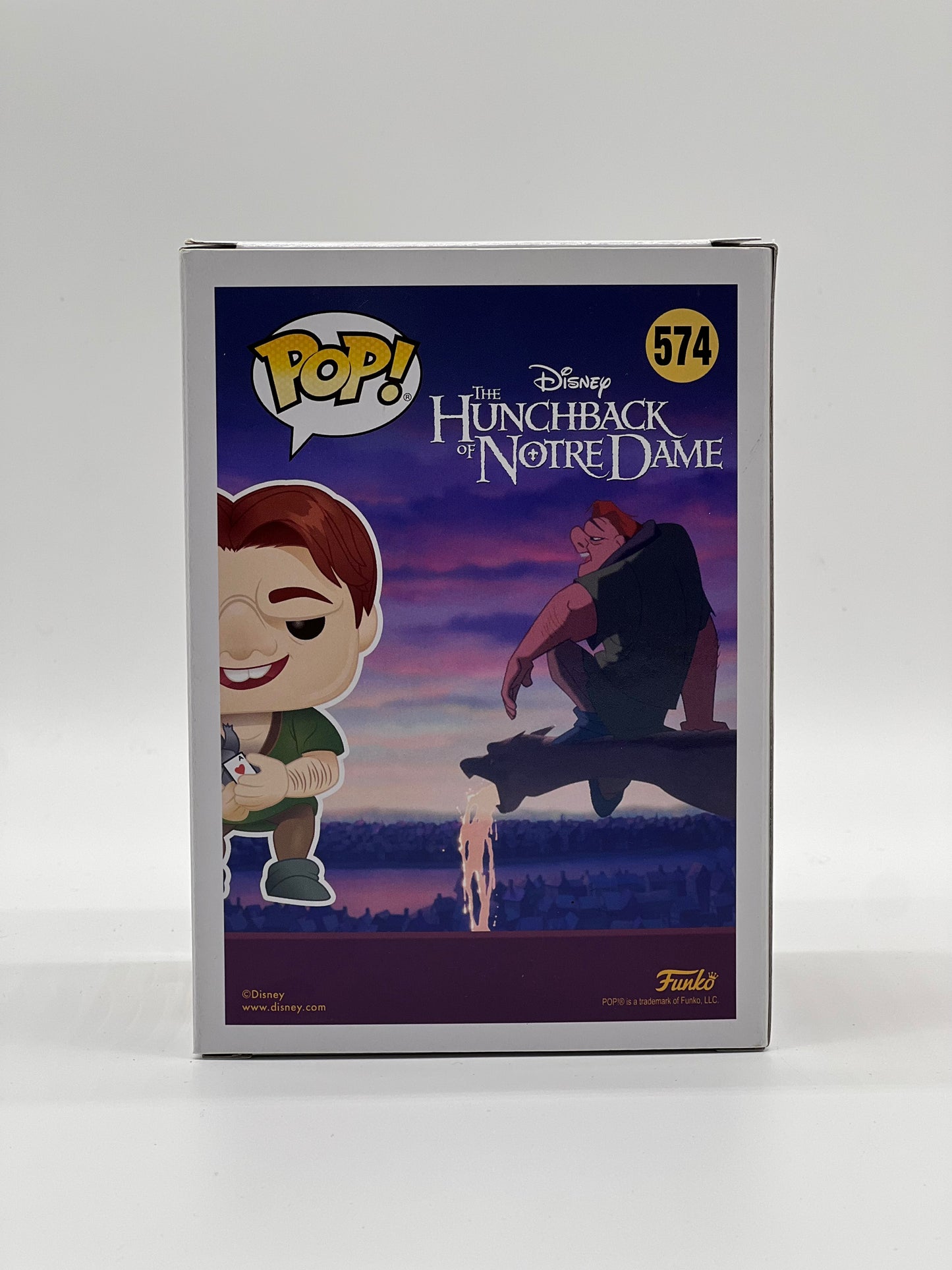 Pop! Disney The Hunchback Of Notre Dame 574 Quasimodo Holding Gargoyle 2019 Summer Convention Limited Edition Exclusive