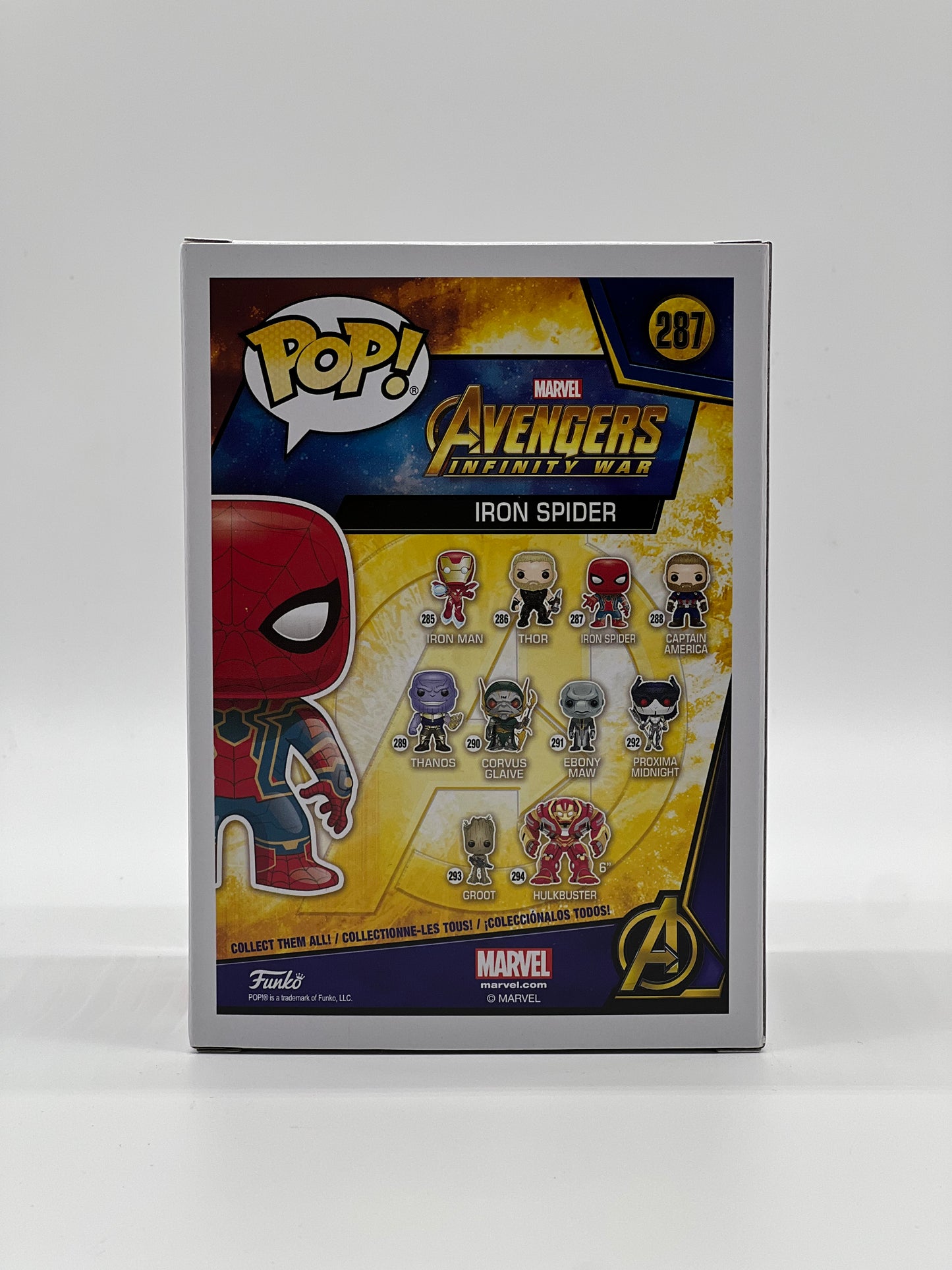 Pop! Marvel Avengers Infinity War 287 Iron Spider