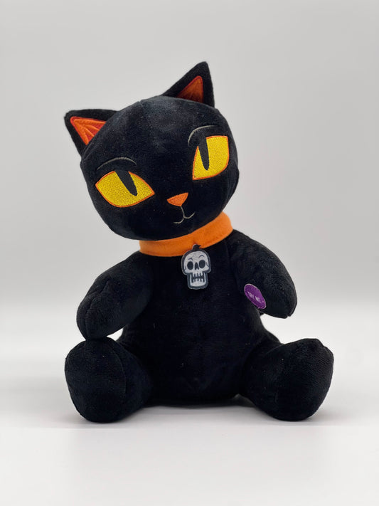 Black Cat Push Button Activated Animated