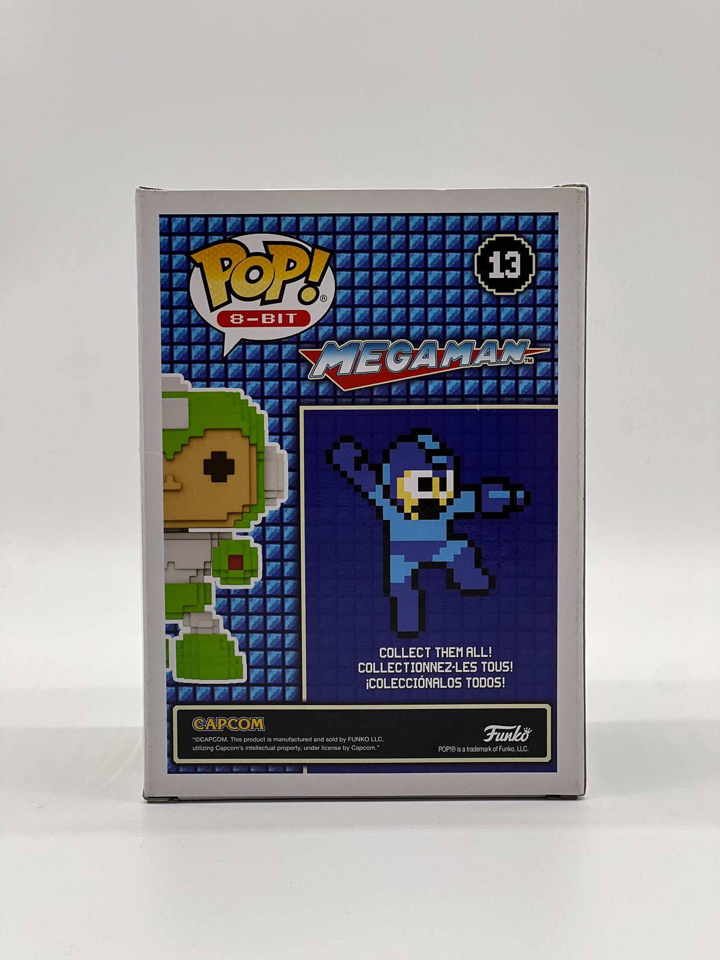 Pop! 8-Bit Megaman 13 Gyro Attack Glows In The Dark 2018 Canadian Convention Exclusive Limited Edition