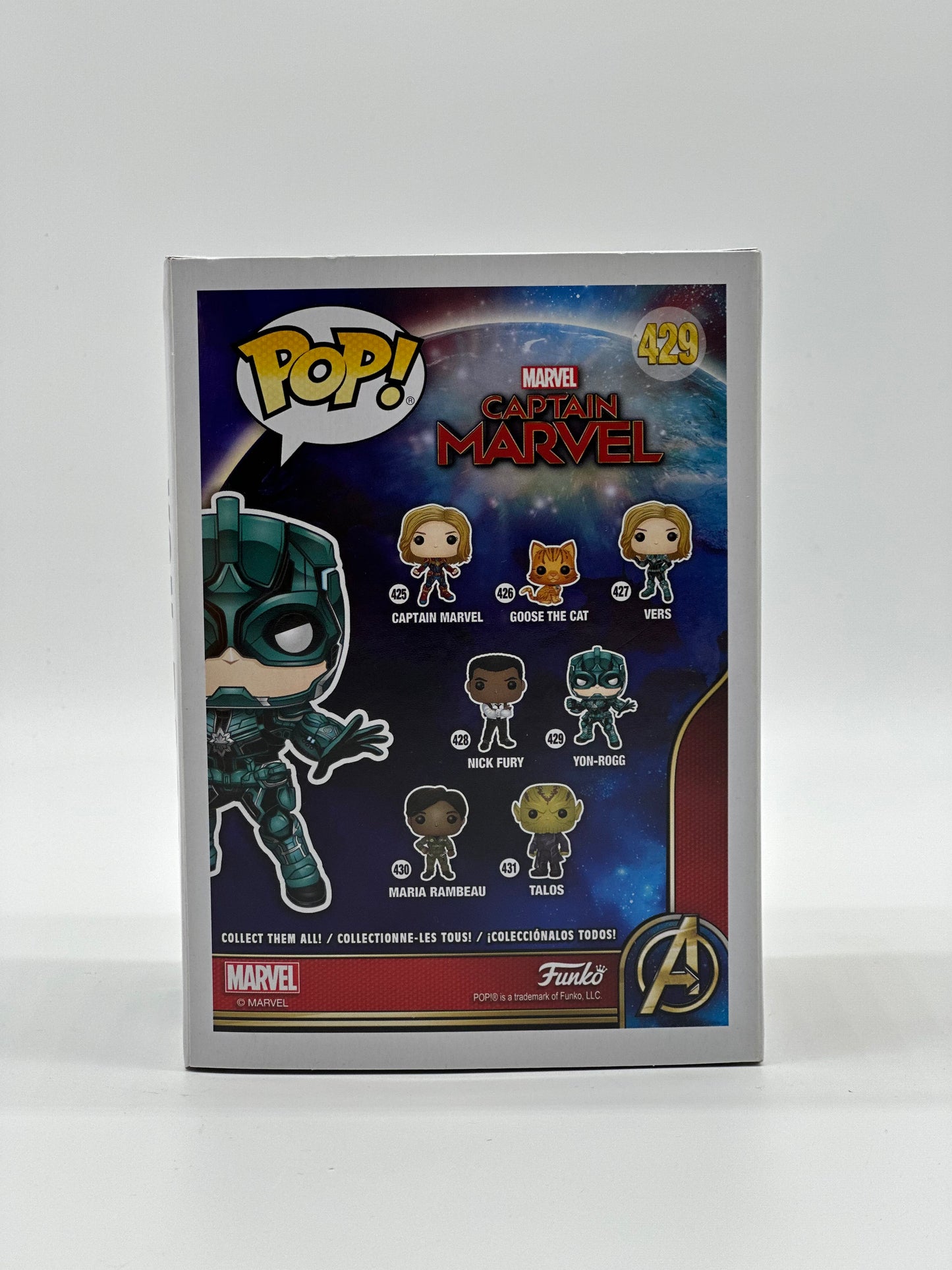 Pop! Marvel Captain Marvel 429 Yon-Rogg