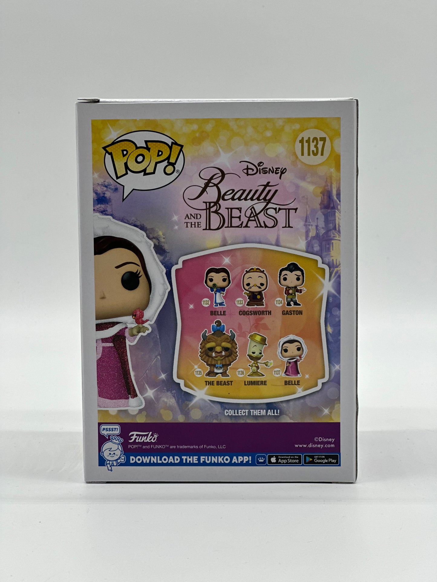 Pop! Disney Beauty And The Beast 1137 Belle Diamond Collection Amazon Exclusive