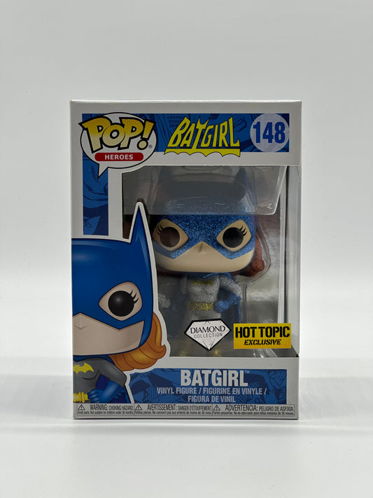 Pop! Heroes BatGirl 148 BatGirl Diamond Collection HotTopic Exclusive